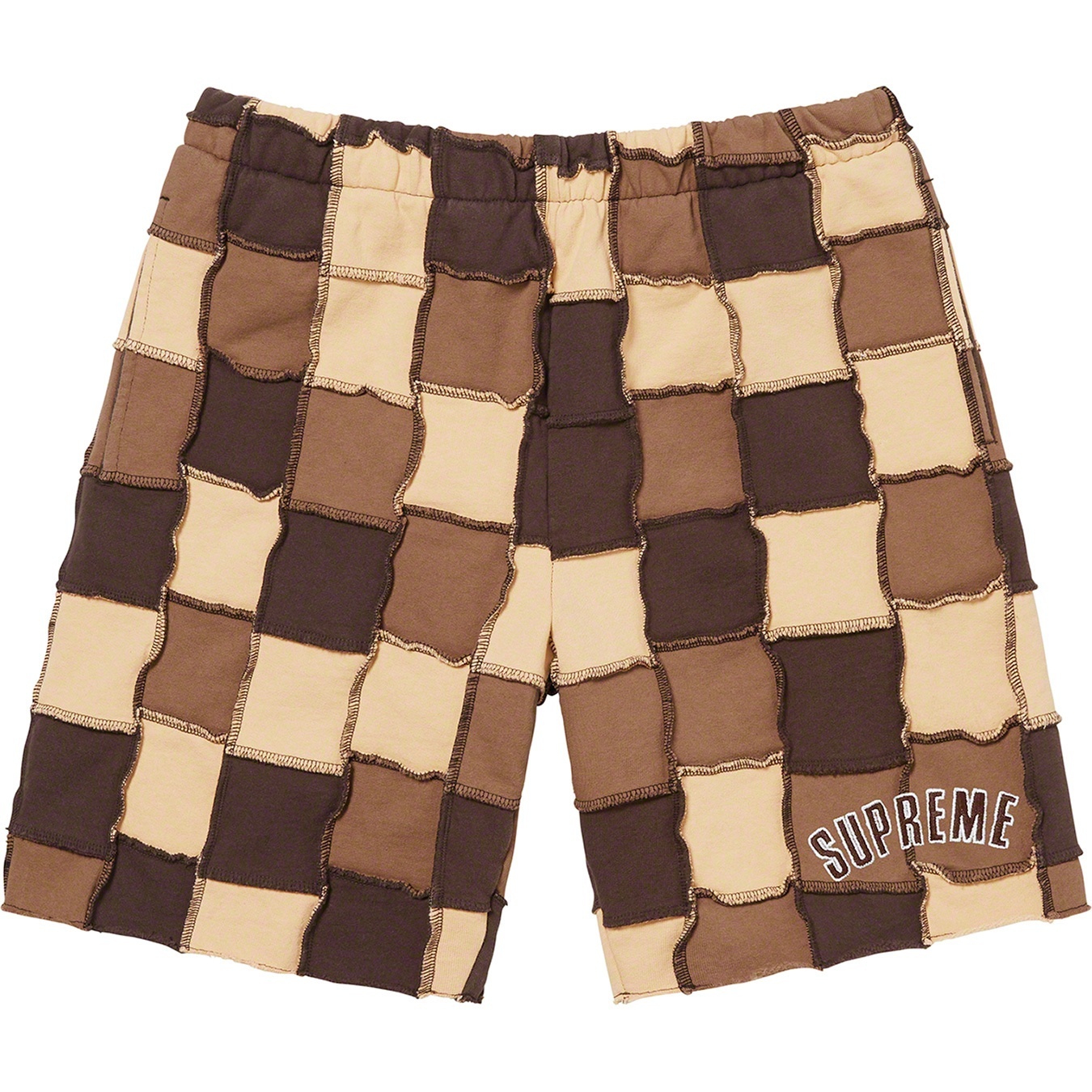Reverse Patchwork Sweatshort view 5